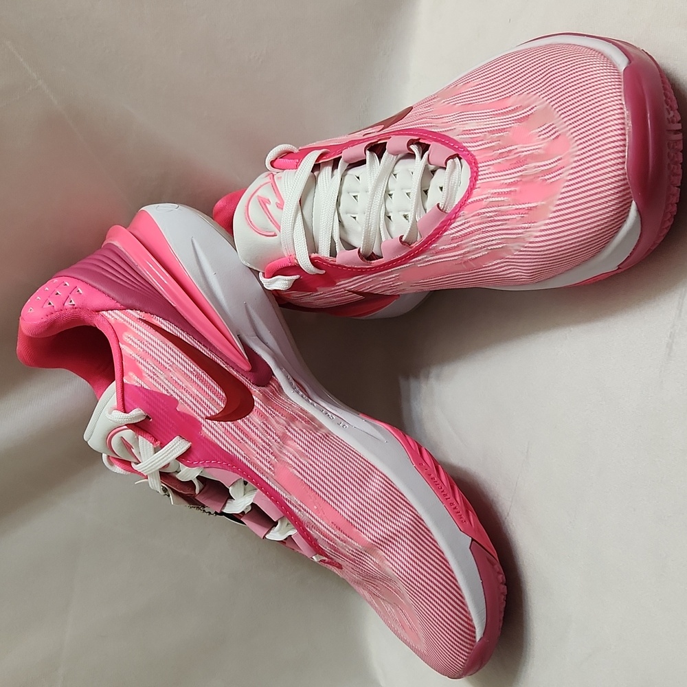 Nike Air Zoom GT Cut 2.0 Hyper Pink Fireberry Athletic Sneakers (W Size 8.5) - Picture 3 of 15